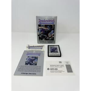 Frankensteins Monster Atari 2600 Data Age Complete CIB Reg Card Tested